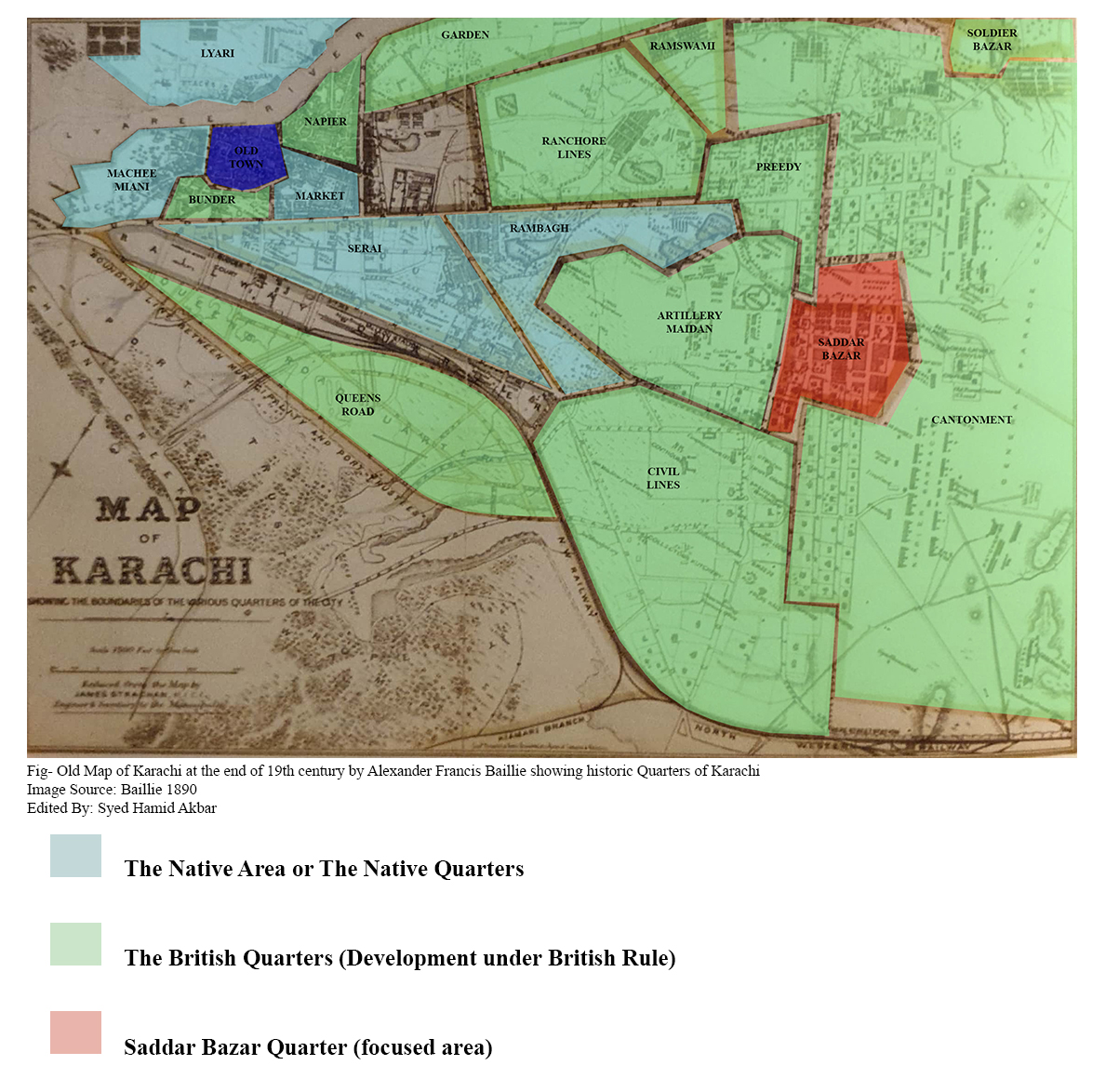 British Karachi Map